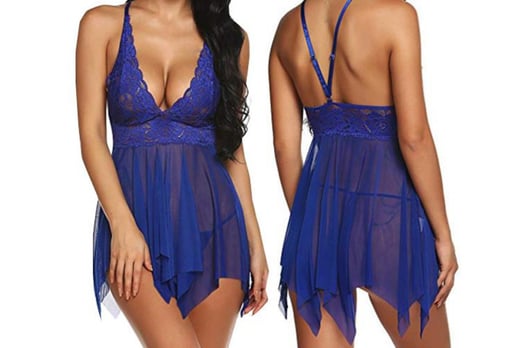 Lace Babydoll Lingerie Set Wowcher