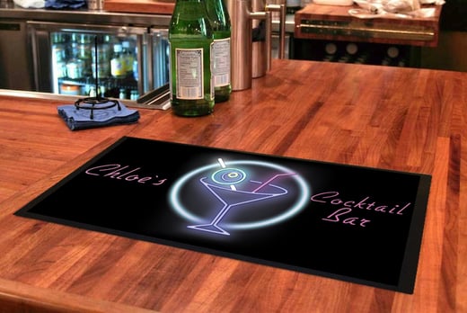 Personalised Bar Mats Offer Wowcher