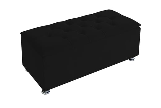 Velvet Ottoman Storage Box Offer Wowcher