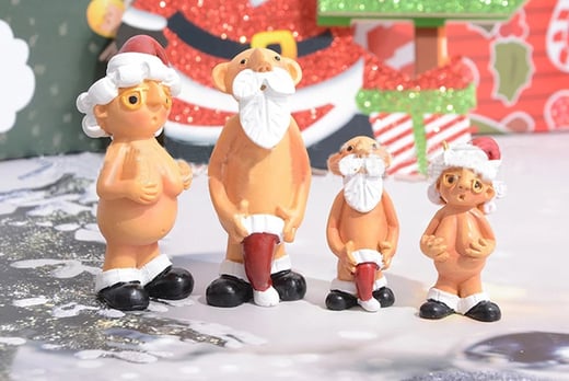 Novelty Naked Christmas Ornaments Offer Wowcher