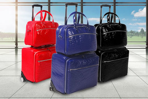 alligator luggage set