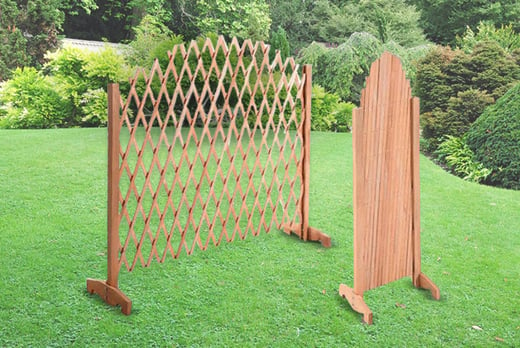 Expanding Wooden Trellis - Wowcher