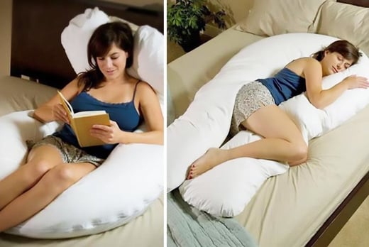 giant u shaped pillow