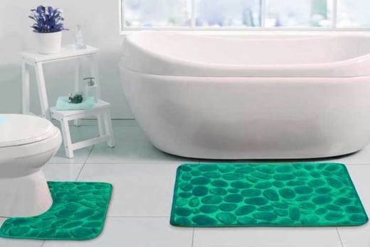 2pc Memory Foam Bath Mat Set Shop Wowcher