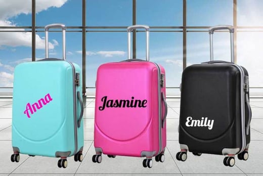 personalised luggage case