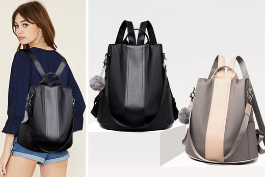 anti theft backpack ladies