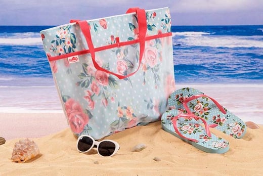 Beach Bag Flip Flops Set Shop Livingsocial