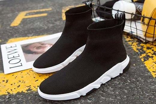 hi top sock trainers