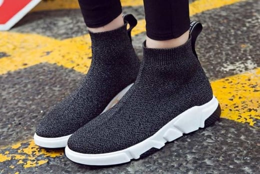 hi top sock trainers
