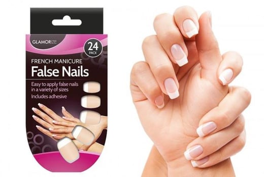 French Nails 24 Piece Set Nails Deals In London