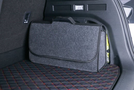Large Capacity Grey Anti Slip Car Trunk Boot Storage Organiser Case Tool Bag UK