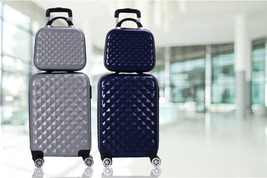 two piece luggage