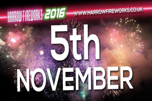 Harrow Fireworks 5 Tkt Options! London Wowcher