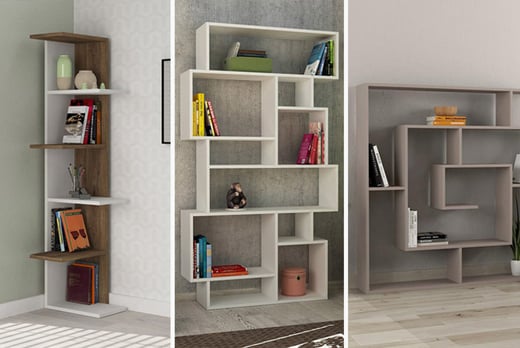 Modern Bookcase Shop Wowcher