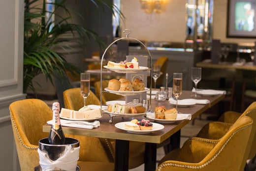 Luxury Afternoon Tea for 2 @ The Grand, Mayfair - Champagne Option!