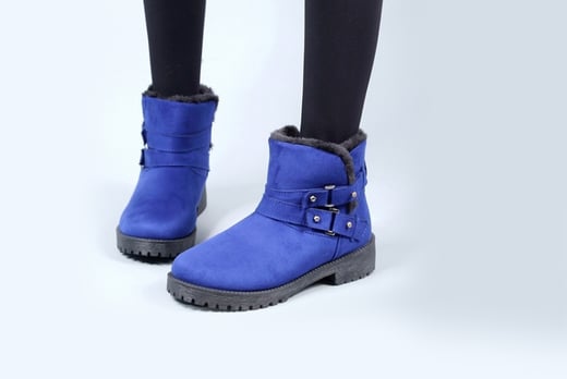 Winter Fur-Lined Ankle Boots | London | Wowcher