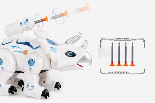 triceratops robot toy