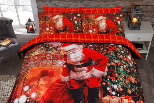 Christmas Themed Duvet Cover Set Shop Wowcher