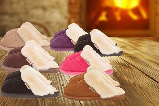 groupon mens sheepskin slippers