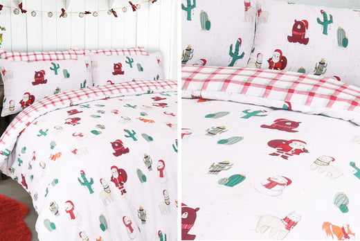 Quirky Festive Duvet Cover Set Bedding Deals In Shop Livingsocial