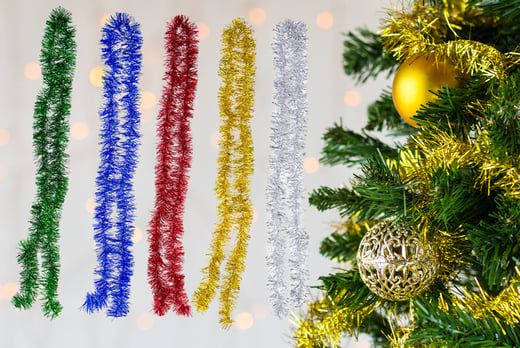 5 Christmas Tinsel Decorations Manchester Wowcher