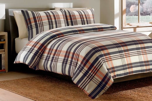 Brushed Cotton Duvet Set Bedding Deals In Shop Livingsocial