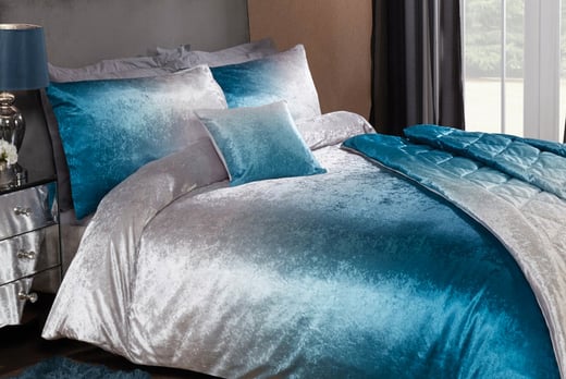 Velvet Ombre Bedding Set Shop Livingsocial