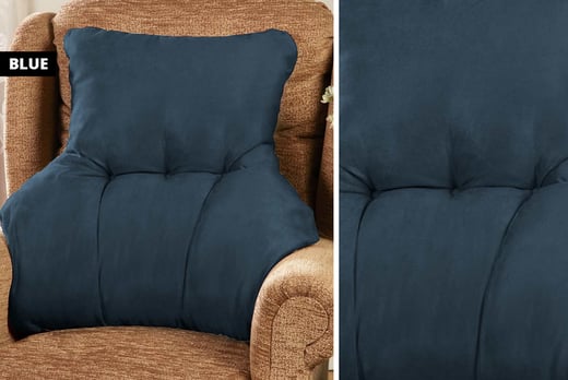 Faux Suede Support Cushion Shop Wowcher 