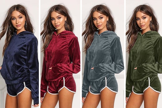 women's velour loungewear sets