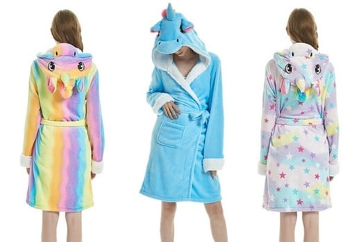 unicorn dressing gown uk
