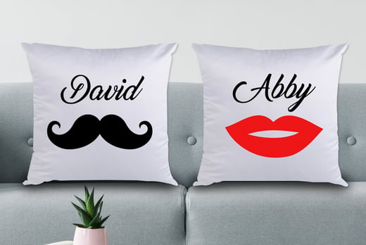 His And Hers Personalised Pillowcase Set Shop Wowcher