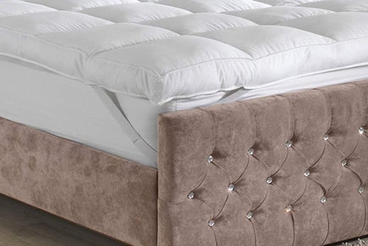 4 thick pillow top mattress topper
