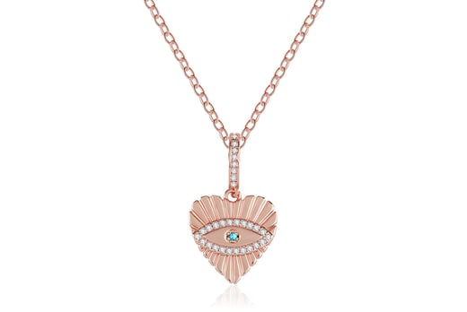 Rose Gold Evil Eye Pendant Wowcher - Rose Gold Evil Eye Pendant Rose Gold Evil Eye Pendant Wowcher - Rose Gold Evil Eye Pendant