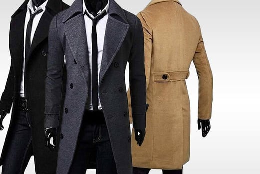 Men's Smart Overcoat - 3 Colours! | Shop | LivingSocial