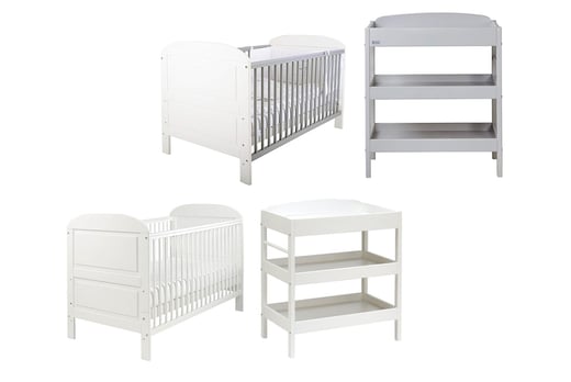 Cot Bed Dresser Set Nursery Deals In Shop Livingsocial