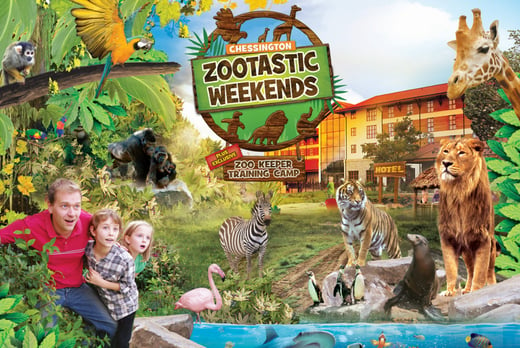 Chessington 'Zootastic' Weekend, Zoo & SEA LIFE for 4 - Wowcher