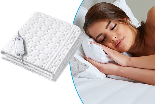 monogram allergy free heated mattress cover double