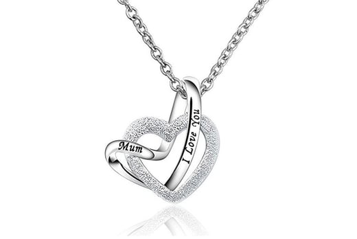 mum heart necklace