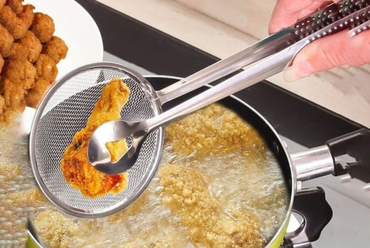 2-in-1 Deep Frying Tongs | Shop | Wowcher