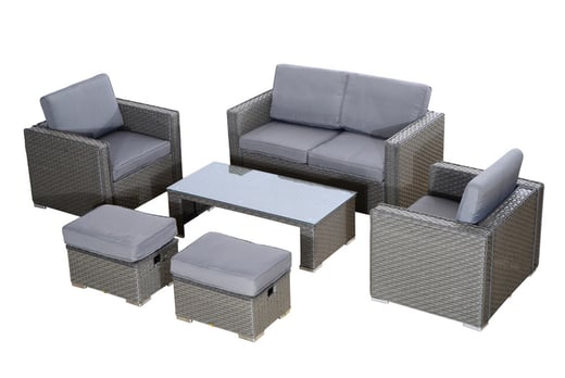 Rattan Garden Furniture Set - Wowcher