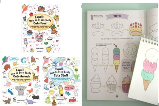 Kawaii Drawing Book Bundle - LivingSocial