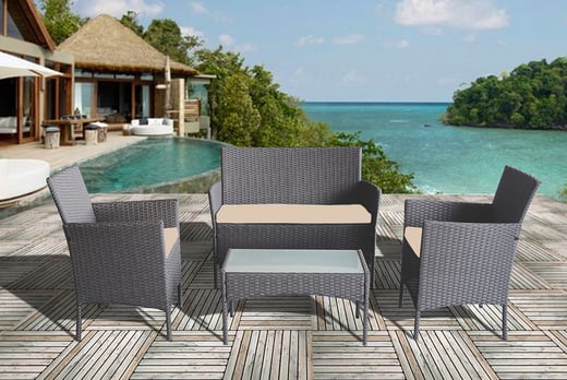 Rattan Garden Furniture Set Shop Wowcher