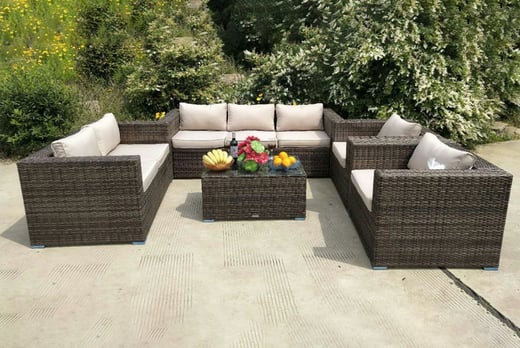 7 Seater Rattan Furniture Set | Shop | Wowcher