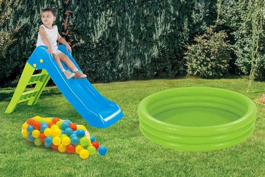 inflatable pool ball pit