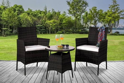 2-Seater Garden Patio Rattan Set | Shop | Wowcher