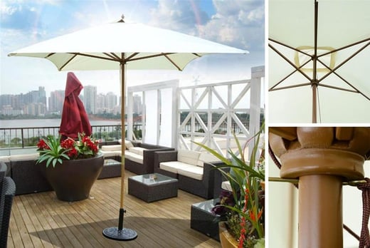 3x2m Outdoor Patio Parasol Belfast