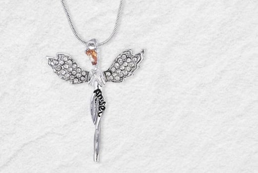 Angel Pendant Necklace Offer Livingsocial - Guardian Angel Of Love Swarovski Crystal Pendant Necklace Angel Pendant Necklace Offer Livingsocial - Guardian Angel Of Love Swarovski Crystal Pendant Necklace