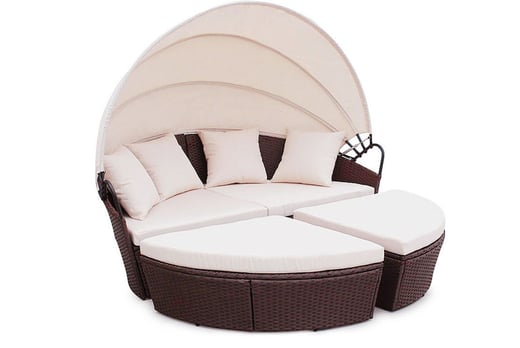 Outdoor Rattan Bali Day Bed