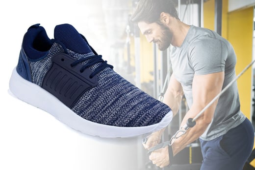 mens fabric trainers