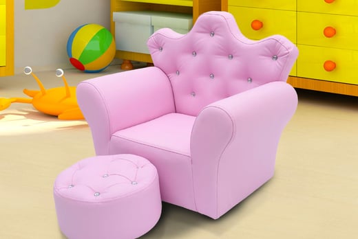 Kids Armchair And Footstool Deal Shop Livingsocial